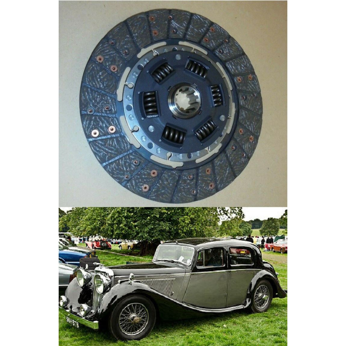 CLUTCH PLATE ONLY (Jaguar Mk4) (2.5 Litre Saloon) (1936- 48)